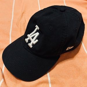 Black new era dodger cap unisex